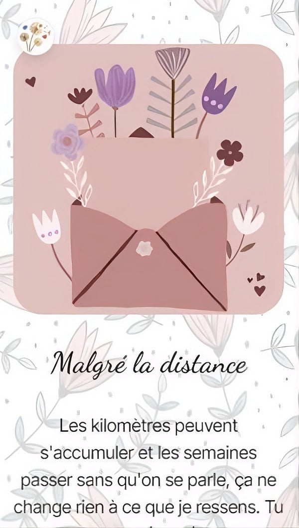 Malgré la distance