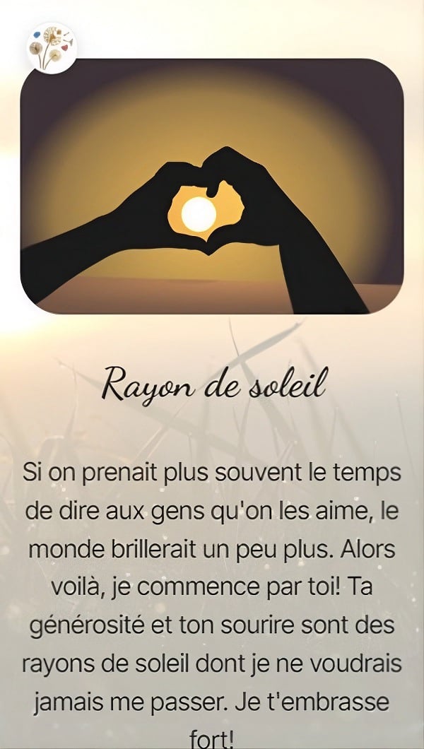 Rayon de soleil