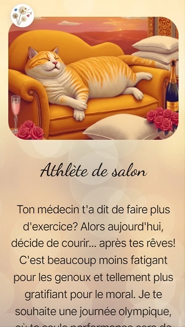 Athlète de salon