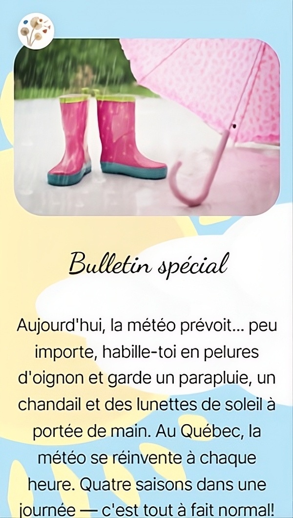 Bulletin spécial