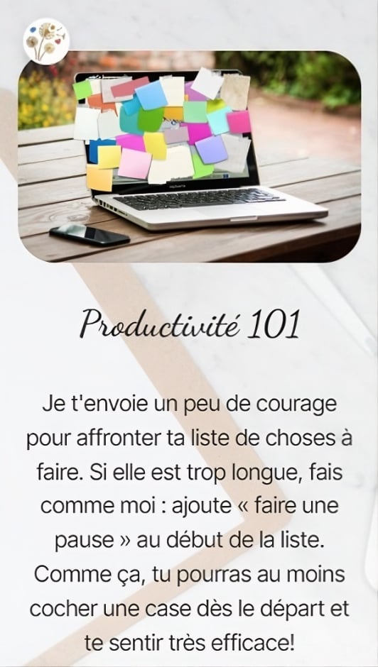 Productivité 101