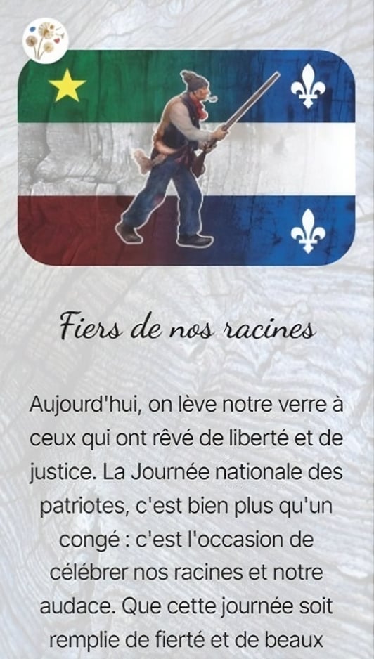 Fiers de nos racines