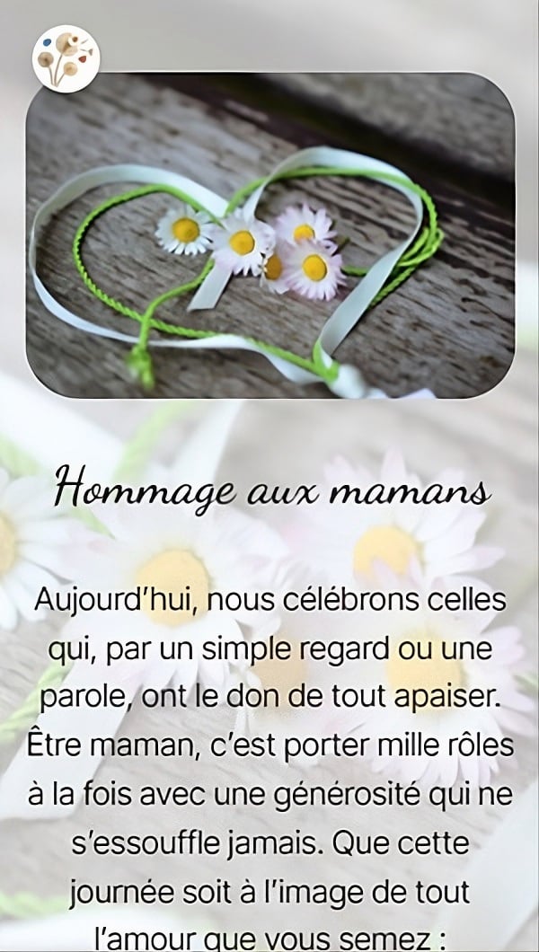 Hommage aux mamanx