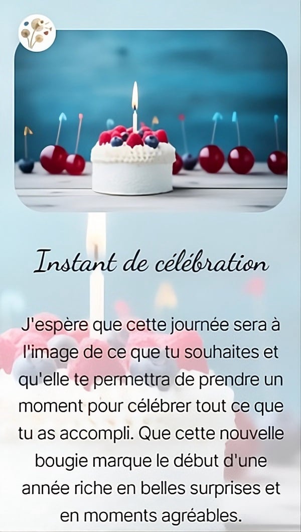 Instant de célébration