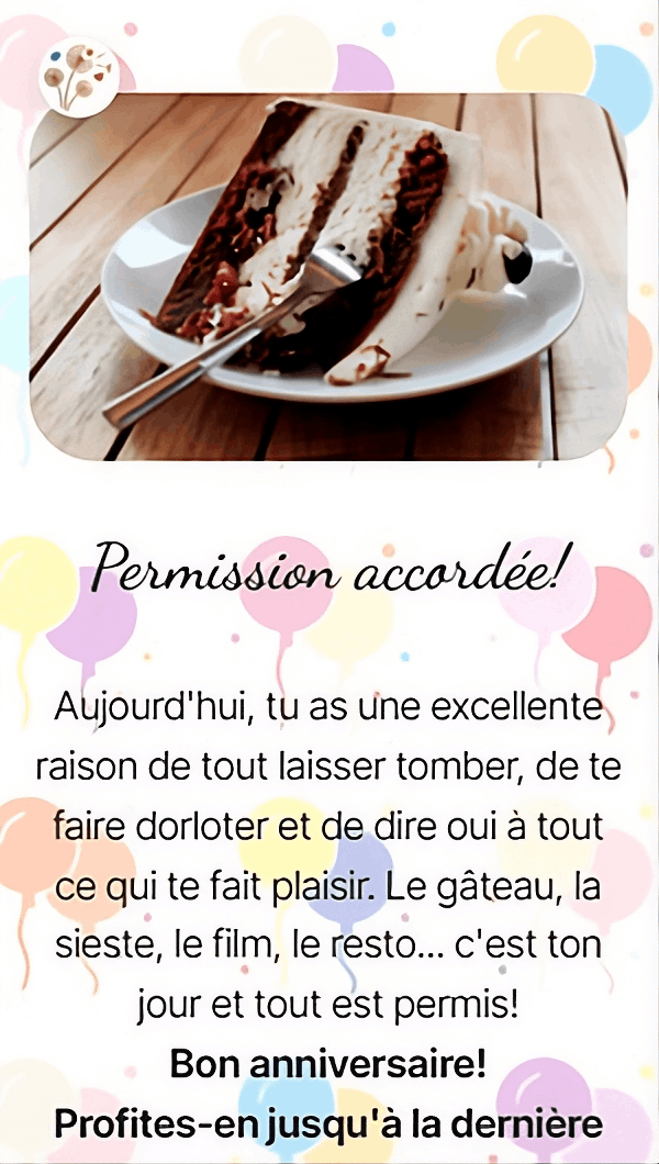 Permission accordée!