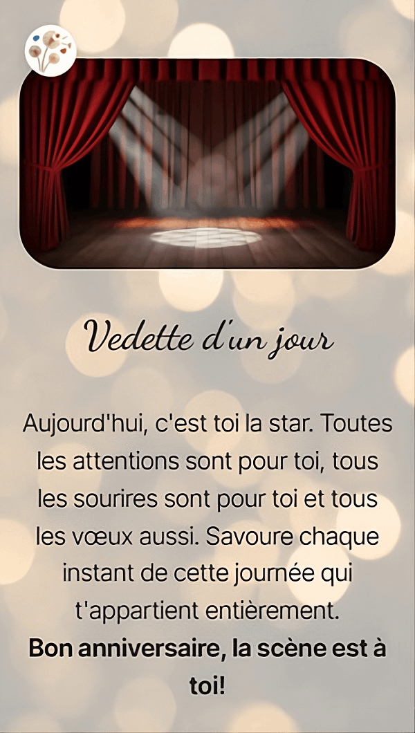 Vedette d'un jour