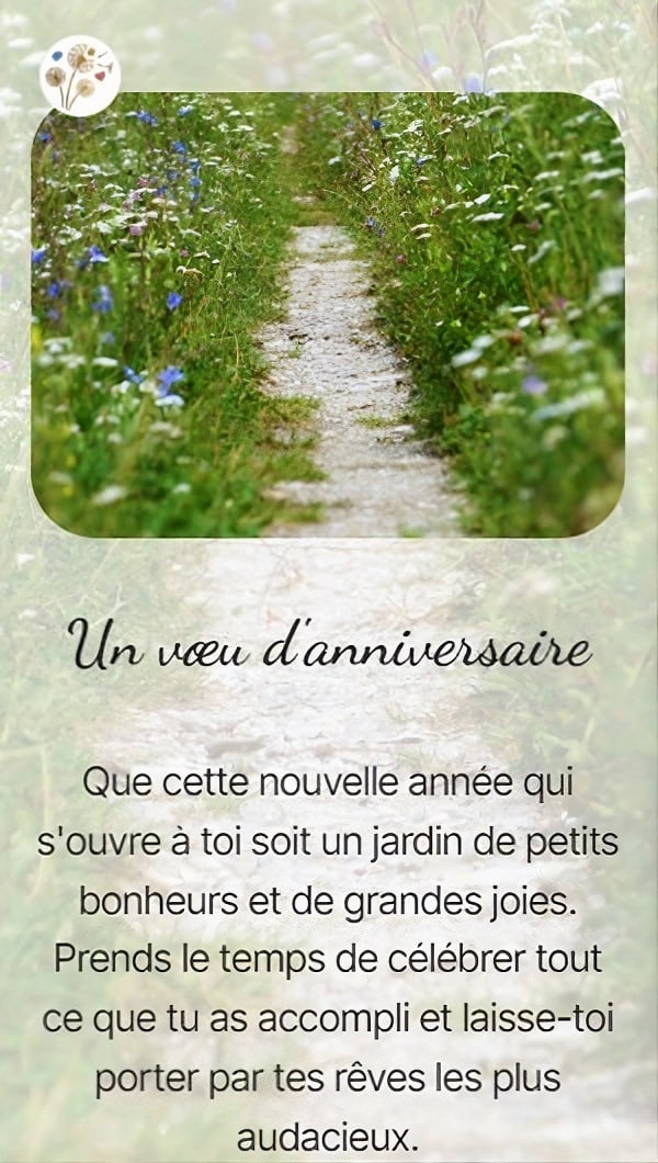 Un vœu d'anniversaire