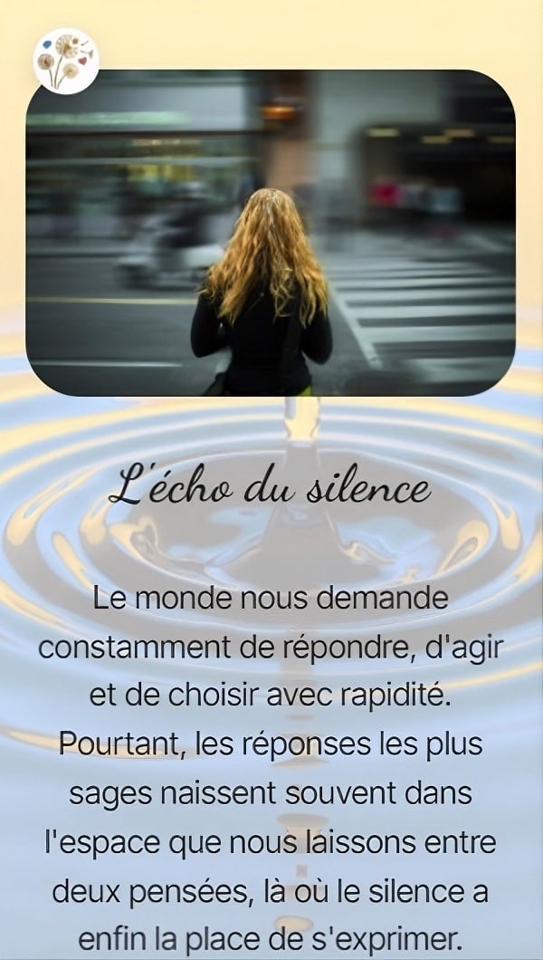 L'écho du silence