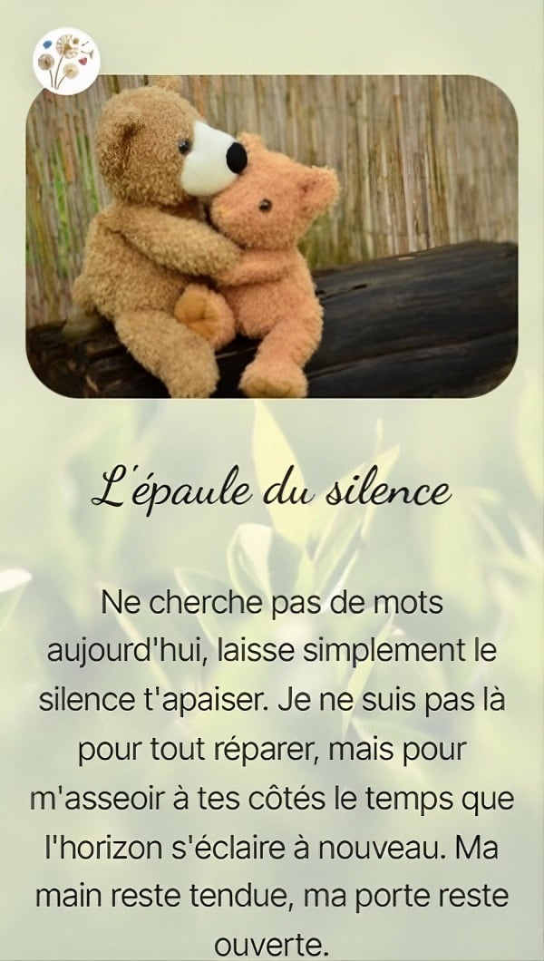 L'épaule du silence